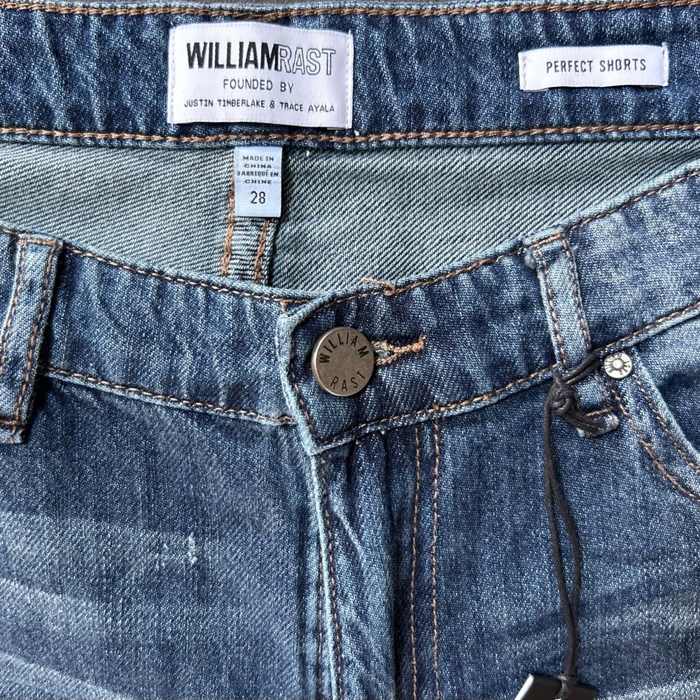 NWT William Rast Distressed Denim Shorts - Picture 8 of 10